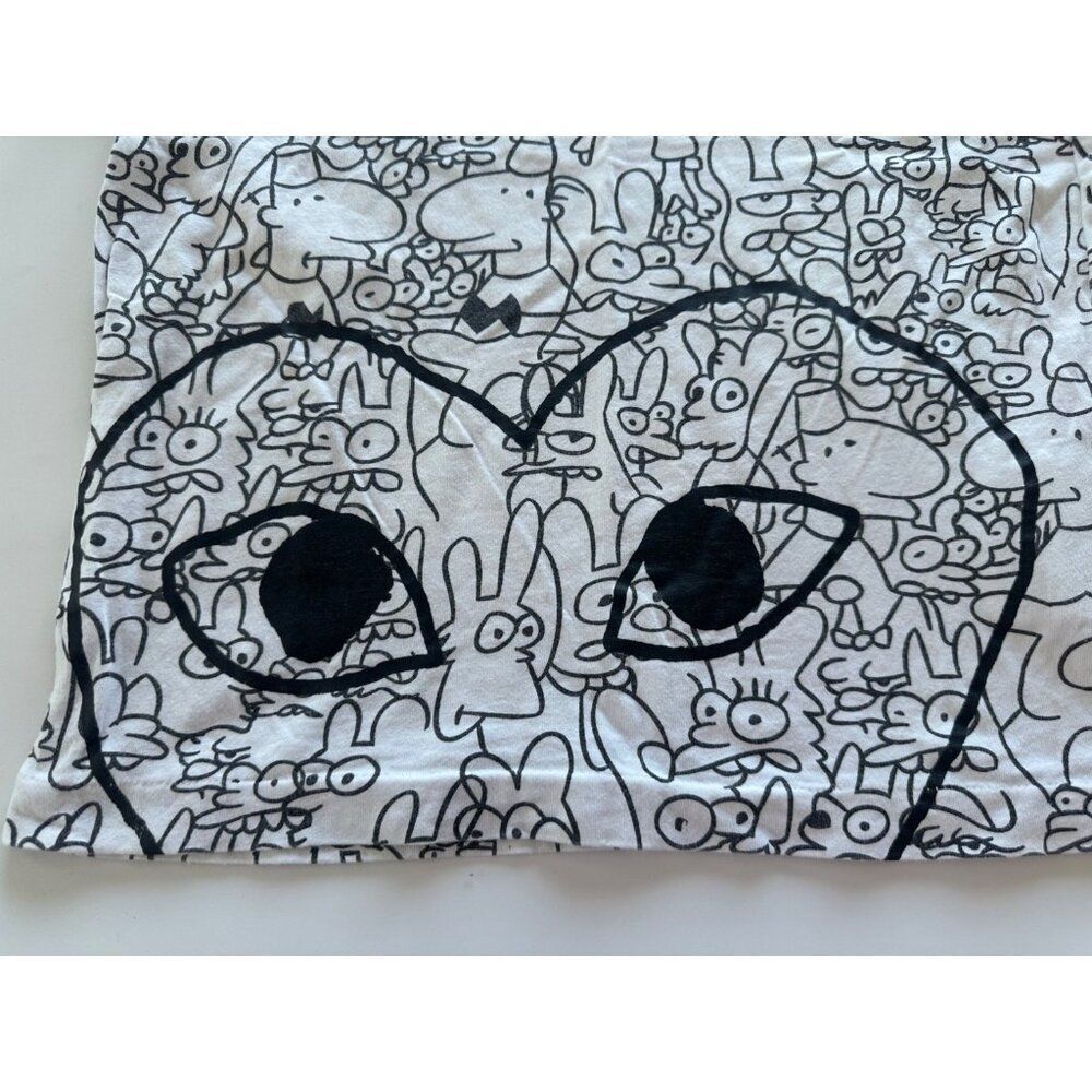 COMME DES GARÇONS PLAY Matt Groening X T-shirt In White Small - Picture 11 of 11